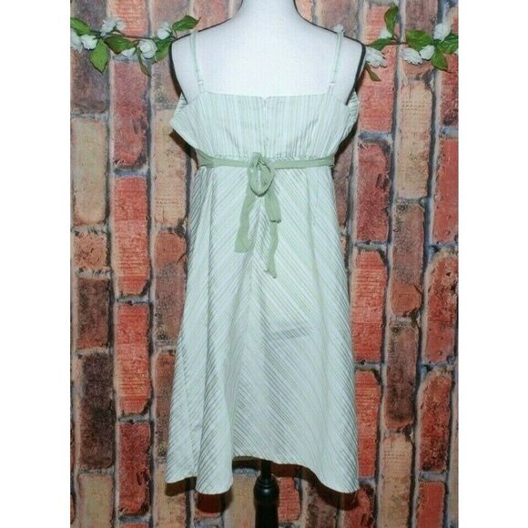 Motherhood Maternity Ladies Dress Size L Adjustable Straps Back Zipper Belted - Picture 5 of 9